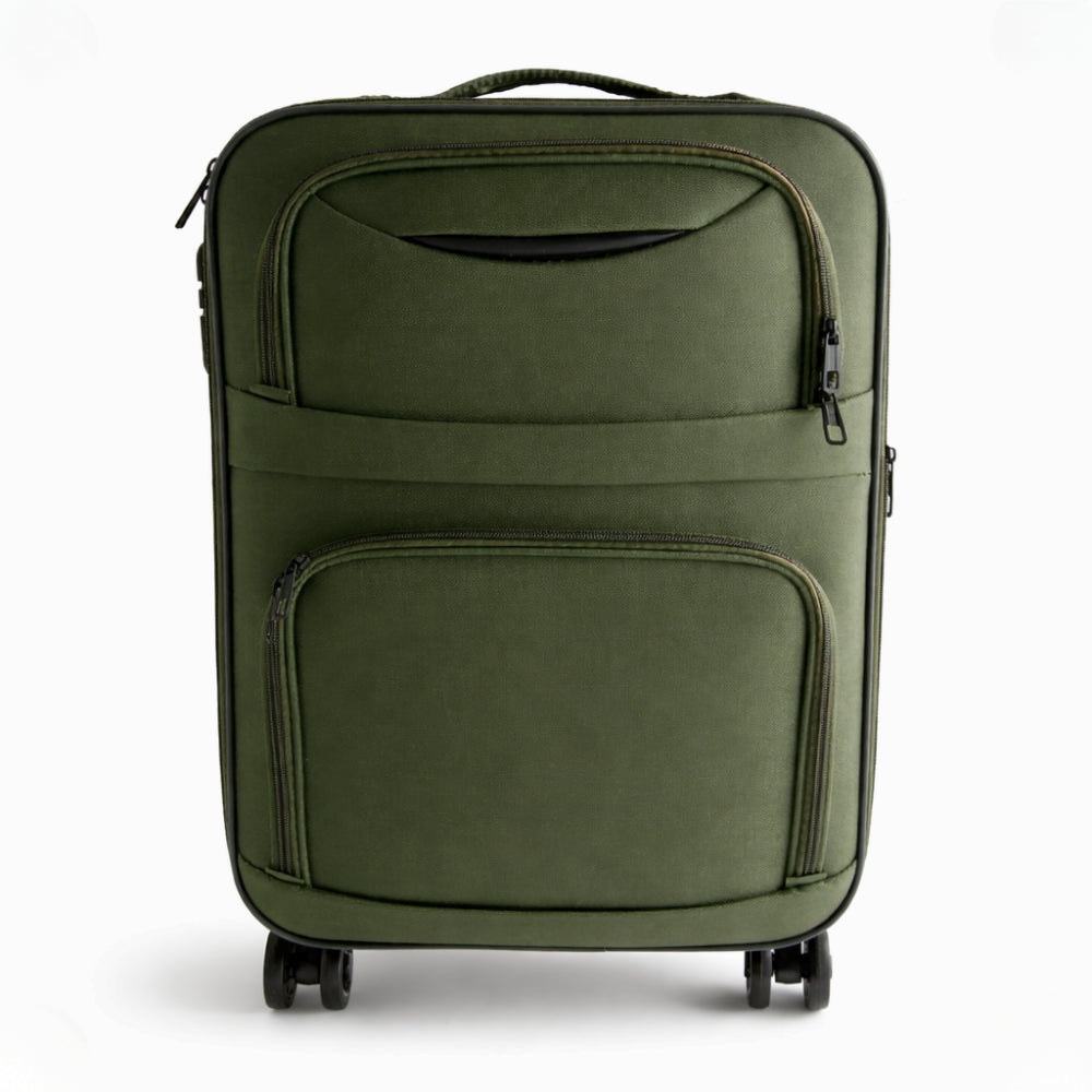 K&Co. Journey Collection Carry On Suitcase 20 inch - KHAKI